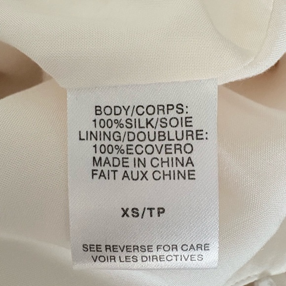 CAMI NYC Beige mariana cami top pearl trim 100 % Silk soft as feather size XS - Picture 12 of 12